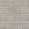 Msi Dove Gray Handcrafted 3 In. X 6 In. Glossy Ceramic Gray Subway Tile, 8PK ZOR-MD-T-0116 - alternate 1
